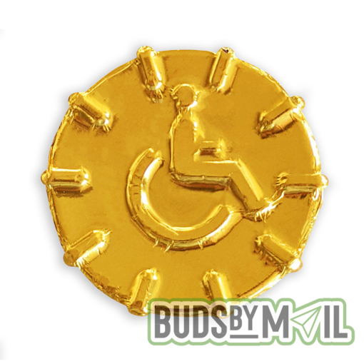 Atomic Wheelchair Milk Chocolate & Almonds Puck - (500mg THC)