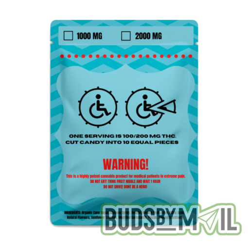 Atomic - SUPER Wheelchair Vegan Gummy Puck- (2000mg THC) - Image 2