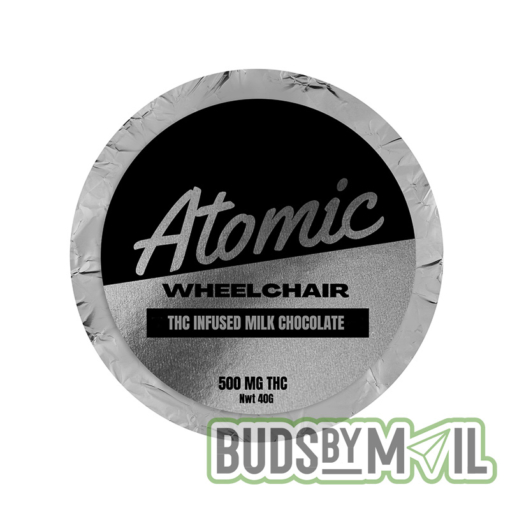Atomic Wheelchair Milk Chocolate Puck - (500mg THC) - Image 2