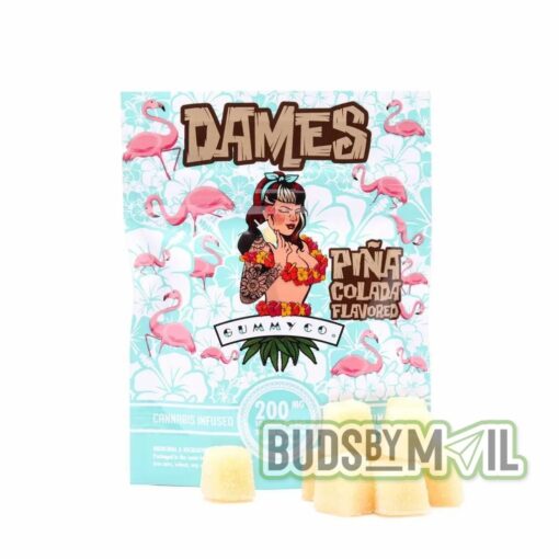 Dames Pina Colada Gummies - (200mg THC)