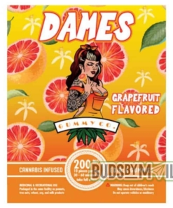Dames Grapefruit Gummies - (200mg THC)