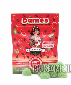 Dames Watermelon Gummies - (200mg THC)