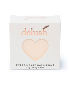 delush - Sweet Heart CBD Bath Bombs - 75mg