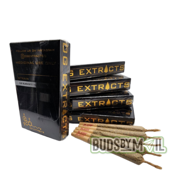 OG Extracts - Box of 5 1G AAAA+ LSO Pre-Roll Joints (Wedding Crasher)